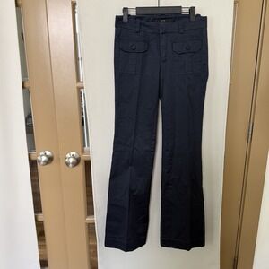 Joe's Womens 26 Navy Blue Flare Trousers Pants Bottoms